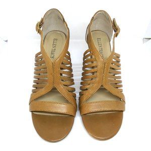 Open Toe Tan Sandals with 4" Heels 💚3 for $50